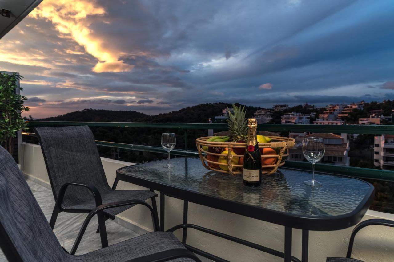Apartment For 4 Ppl With Great View In Athen Eksteriør bilde
